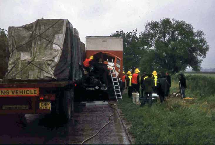 Red Rover AEC Reliance Plaxton Derwent Westcott accident